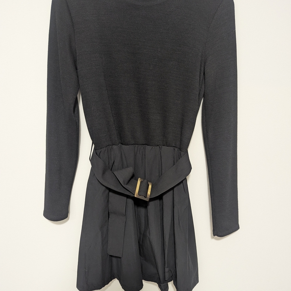 Zara Long Sleeve Belted Dress